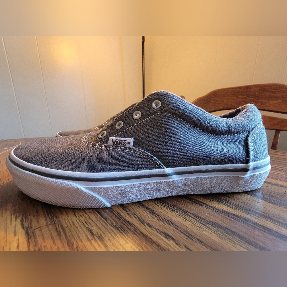Grey Vans - Youth Size 5.5
